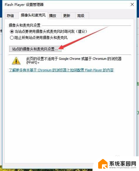 电脑如何允许浏览器访问摄像头 Win10浏览器打开网页使用摄像头的配置方法