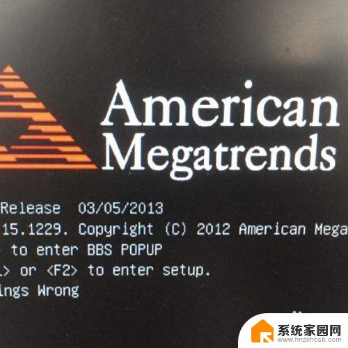 电脑开机显示american按f1怎么设置 开机出现American图解解读