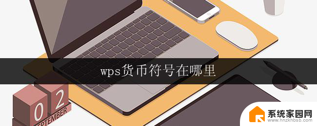 wps货币符号在哪里 wps软件中的货币符号在哪里设置