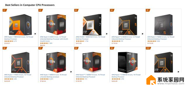AMD锐龙处理器几乎霸榜Top10销量，你满意了吗？