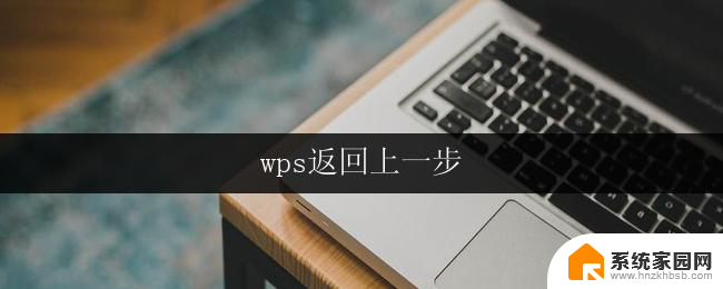 wps返回上一步 wps如何返回上一步