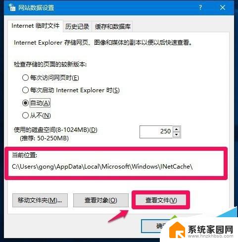 win10看不到appdata Win10系统怎样打开IE浏览器的临时文件夹