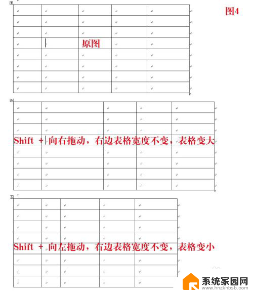 word文档中表格怎么自由调整 Word表格中调整单元格大小技巧