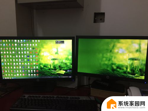 双屏第二个屏幕很模糊 如何设置电脑双屏显示