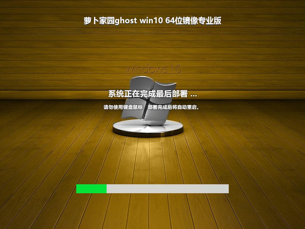 萝卜家园ghost win10 64位镜像专业版