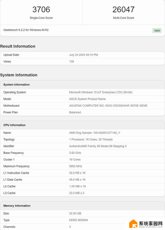 AMD锐龙9 9950X旗舰处理器超频至6 GHz，多核跑分快20%，性能提升显著