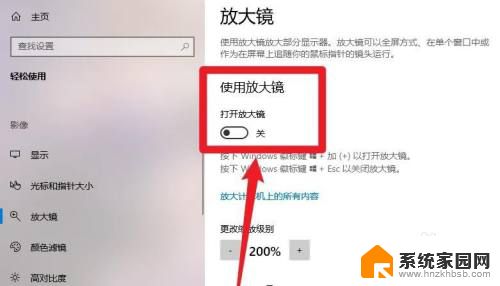 win10 点击使用放大镜 win10如何关闭桌面放大镜