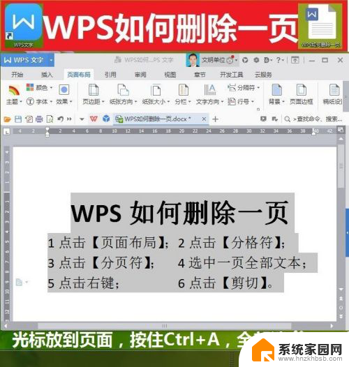 wps删除多余页面怎么删 WPS如何删除多余页面文件