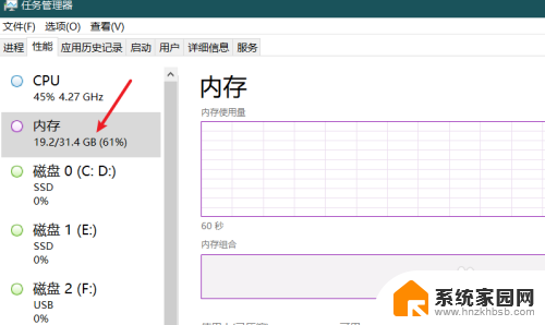 win10可以显示内存 Win10怎么看内存占用